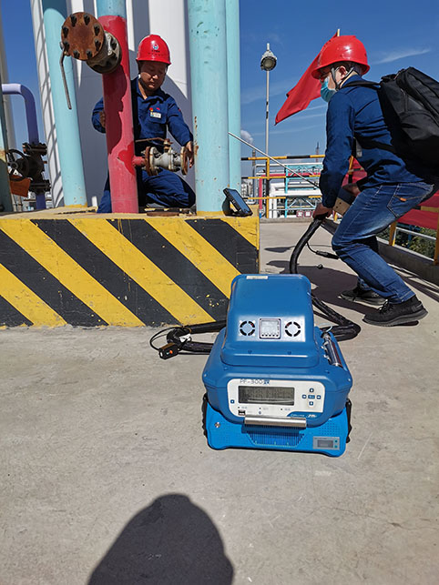 陜西北元化工集團揮發性有機物現場測試
