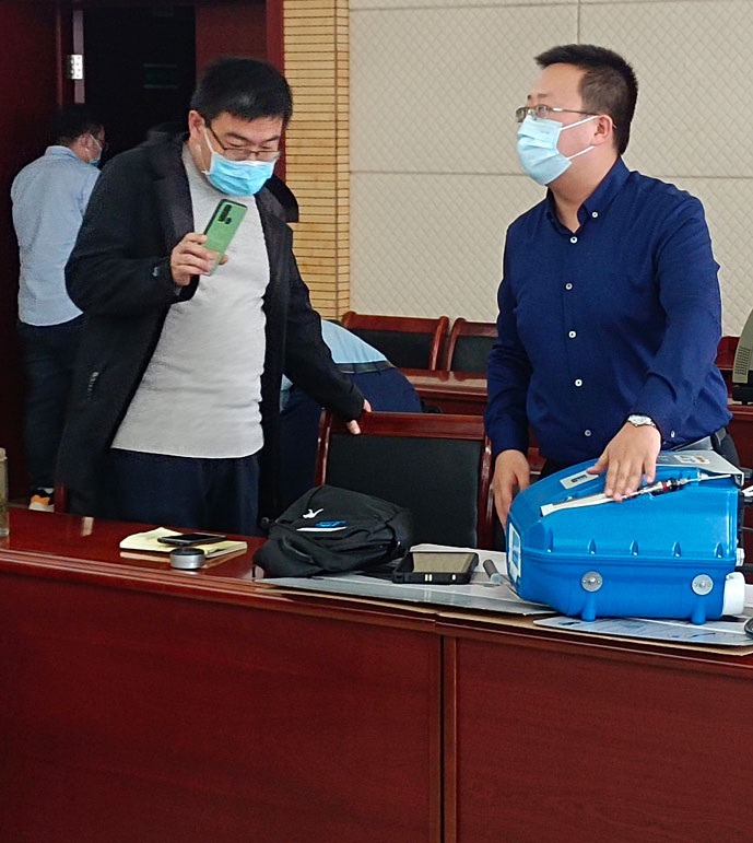 泰安市生態環境局便攜式FID監測設備交付驗收工作