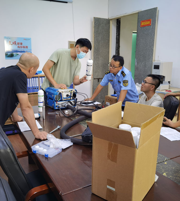 杭州建德環境監測站PF-300交貨培訓