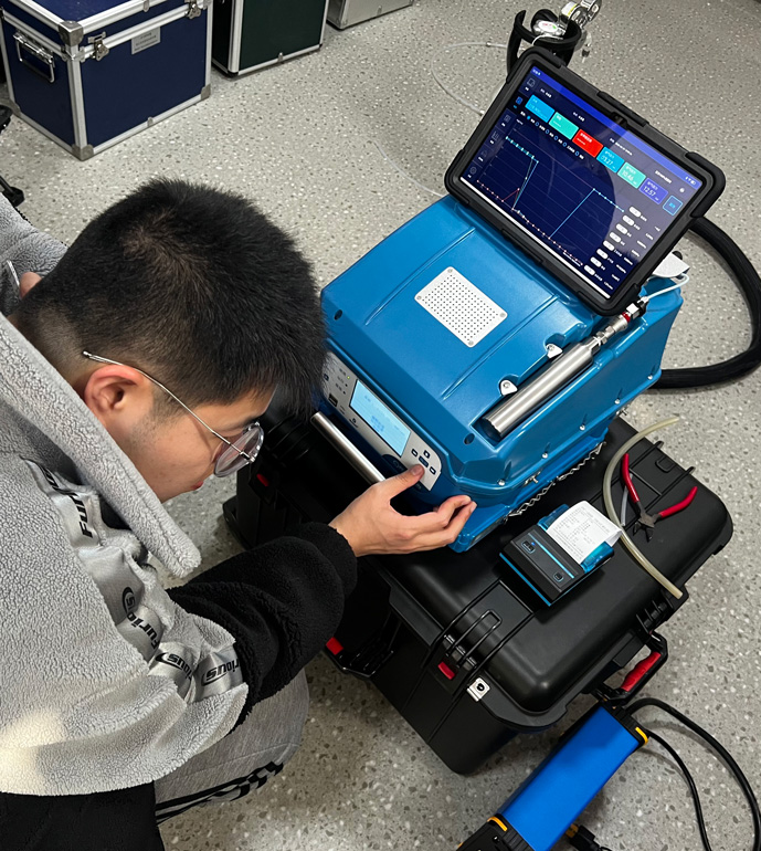 遼寧6家生態環境監測單位PF-300非甲烷總烴交貨培訓